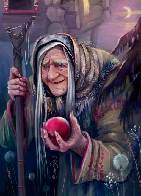 Elderly good witch